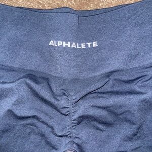 Alphalete Amplify Leggings Whale Blue Size Medium